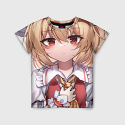 Детская футболка Touhou Project Flandre милая улыбка