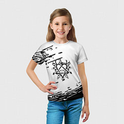 Футболка детская Him метал, цвет: 3D-принт — фото 2