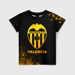 Футболка детская Valencia - gold gradient, цвет: 3D-принт