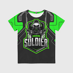 Футболка детская Games soldier, цвет: 3D-принт
