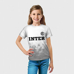 Футболка детская Inter sport на светлом фоне посередине, цвет: 3D-принт — фото 2