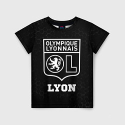 Футболка детская Lyon sport на темном фоне, цвет: 3D-принт