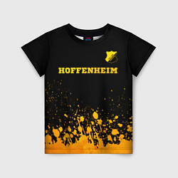 Детская футболка Hoffenheim - gold gradient посередине