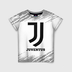 Детская футболка Juventus sport на светлом фоне