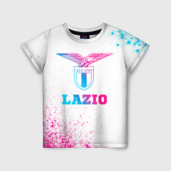 Футболка детская Lazio neon gradient style, цвет: 3D-принт