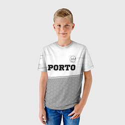 Футболка детская Porto sport на светлом фоне посередине, цвет: 3D-принт — фото 2