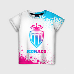 Футболка детская Monaco neon gradient style, цвет: 3D-принт