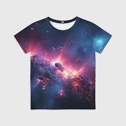 Футболка детская Взрыв в космосе, цвет: 3D-принт