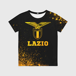 Футболка детская Lazio - gold gradient, цвет: 3D-принт