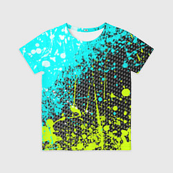 Футболка детская Брызги красок с геометрией, цвет: 3D-принт