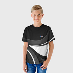 Футболка детская BMW M - монохромный, цвет: 3D-принт — фото 2