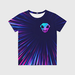 Футболка детская Bleach neon blast lines, цвет: 3D-принт