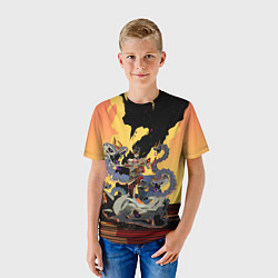 Футболка детская Hades Загрей принц Подземного мира, цвет: 3D-принт — фото 2