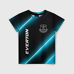 Футболка детская Everton неоновые лампы, цвет: 3D-принт