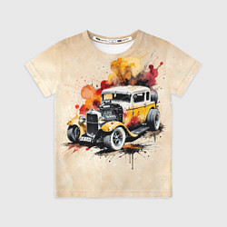Футболка детская Retro monster truck two, цвет: 3D-принт