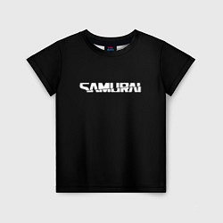 Футболка детская Samurai logo white, цвет: 3D-принт