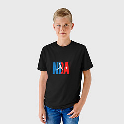 Футболка детская NBA sport, цвет: 3D-принт — фото 2