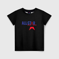 Футболка детская All stars logo, цвет: 3D-принт