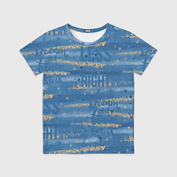 Футболка детская Фитнес графика, цвет: 3D-принт