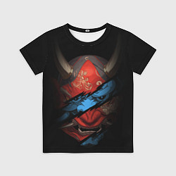 Футболка детская Маска демона - Хання, цвет: 3D-принт