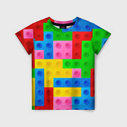 Детская футболка Блоки цветового конструктора