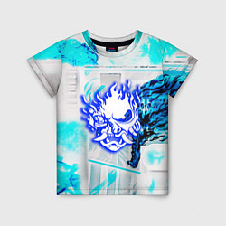 Футболка детская Samurai logo howl, цвет: 3D-принт