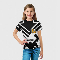 Футболка детская Rainbow six паттерн дигл, цвет: 3D-принт — фото 2