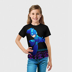 Футболка детская Rockman - Mega man, цвет: 3D-принт — фото 2