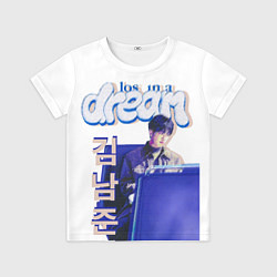 Футболка детская BTS Ким, цвет: 3D-принт