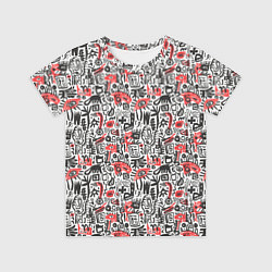 Футболка детская Узоры абстрактные, цвет: 3D-принт