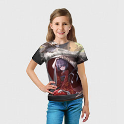 Футболка детская Touhou Project Симмёмару Сукуна, цвет: 3D-принт — фото 2
