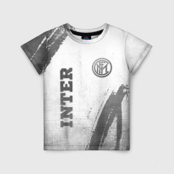 Футболка детская Inter - white gradient вертикально, цвет: 3D-принт