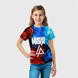Футболка детская Linkin park битва огней, цвет: 3D-принт — фото 2