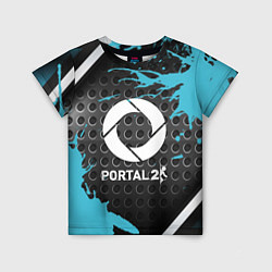 Футболка детская Portal game краски, цвет: 3D-принт