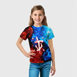 Футболка детская Doom битва огней, цвет: 3D-принт — фото 2