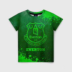 Футболка детская Everton - green gradient, цвет: 3D-принт