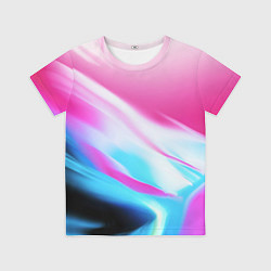 Футболка детская Неоновые краски градиент, цвет: 3D-принт