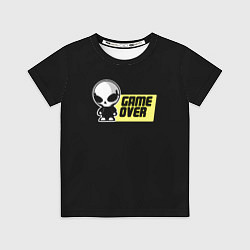 Футболка детская Game over alien, цвет: 3D-принт