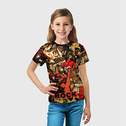 Футболка детская Король и шут рок средневековья, цвет: 3D-принт — фото 2