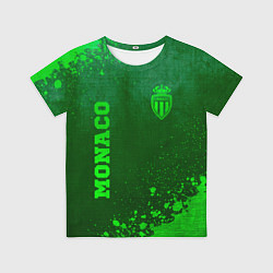 Футболка детская Monaco - green gradient вертикально, цвет: 3D-принт