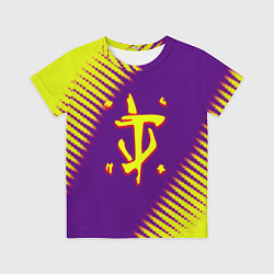 Футболка детская Doom абстракция, цвет: 3D-принт