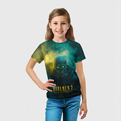 Футболка детская Stalker 2 скелет в форме, цвет: 3D-принт — фото 2