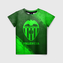 Футболка детская Valencia - green gradient, цвет: 3D-принт