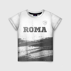 Детская футболка Roma - white gradient посередине