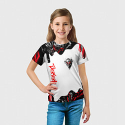 Футболка детская Берсерк - маска, цвет: 3D-принт — фото 2
