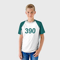 Футболка детская Игра в кальмара 390, цвет: 3D-принт — фото 2