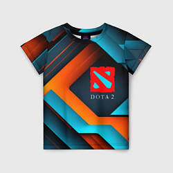 Футболка детская Dota 2 абстракция из линий, цвет: 3D-принт