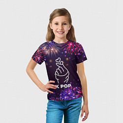 Футболка детская Праздничный K Pop, цвет: 3D-принт — фото 2