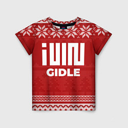 Футболка детская Новогодний Gidle, цвет: 3D-принт