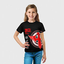 Футболка детская 30 Seconds to Mars - black, цвет: 3D-принт — фото 2